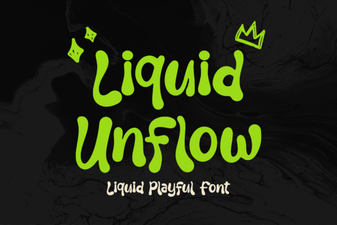 Unlock Your Design Flow with Liquid Unflow Font