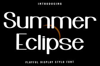 Summer Eclipse Font: Design Projects & Creative Uses
