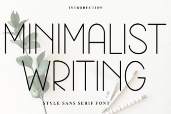 Minimalist Fonts for Clean and Impactful Design