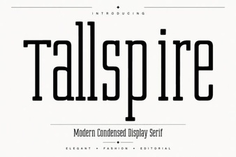 Elevate Your Designs with the Tallspire Font